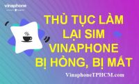 Làm lại sim VinaPhone bị mất, hư hỏng Online tại nhà